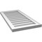 Ekena Millwork Vertical Surface Mount PVC Gable Vnt: Non-Functional, w/2"W x 1-1/2"H, Brickmould Frame, 16"W x 32"H GVPVE16X3202SN - alternate 4